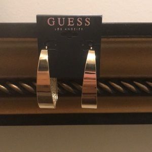 Guess hoop earrings
